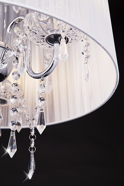 Торшер Eurosvet 2045/3F хром/белый Торшер Eurosvet 2045/3F хром/белый