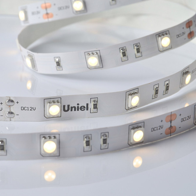 Светодиодная лента Uniel ULS-M22-5050-30LED/m-10mm-IP20-DC12V-7,2W/m-5M-3000K PROFI катушка в герметичной упаковке Светодиодная лента Uniel ULS-M22-5050-30LED/m-10mm-IP20-DC12V-7,2W/m-5M-3000K PROFI катушка в герметичной упаковке