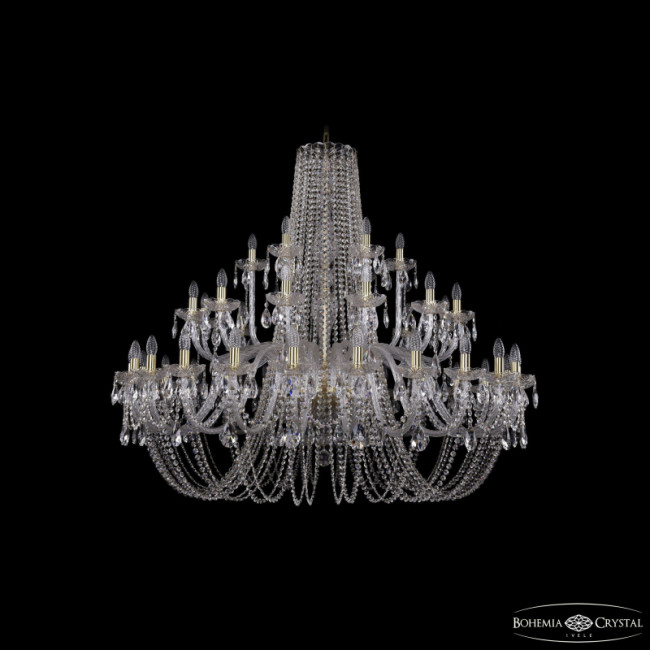 Подвесная люстра Bohemia Ivele Crystal 1402/24+12+6/530 G