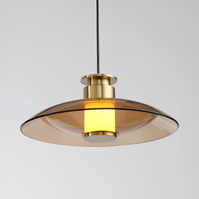 Подвесной светильник 8665P/L gold/amber