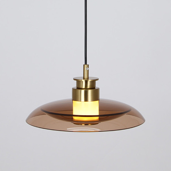 Подвесной светильник 8665P/L gold/amber