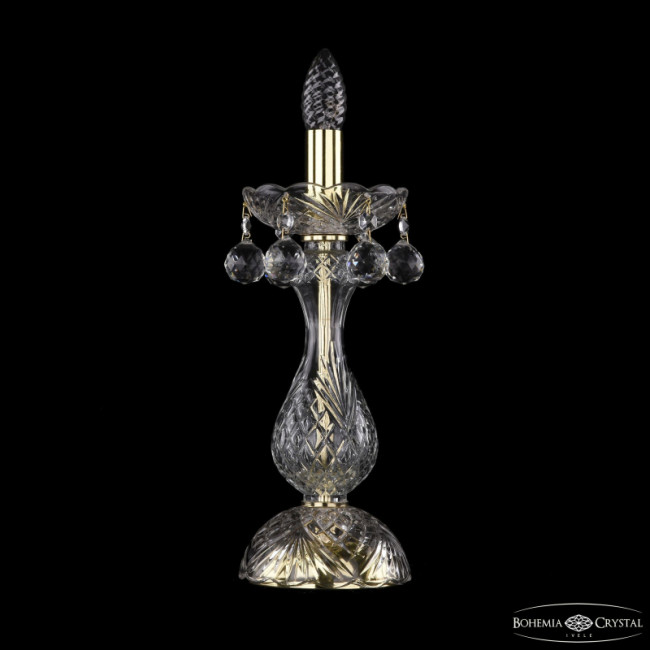 Настольная лампа Bohemia Ivele Crystal 1409L/1-35 G Настольная лампа Bohemia Ivele Crystal 1409L/1-35 G