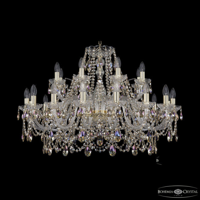 Подвесная люстра Bohemia Ivele Crystal 1411/16+8/360 G R801