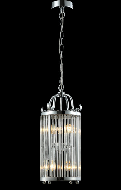 Подвесной светильник Crystal Lux Tadeo TADEO SP4 D200 CHROME/TRANSPARENTE