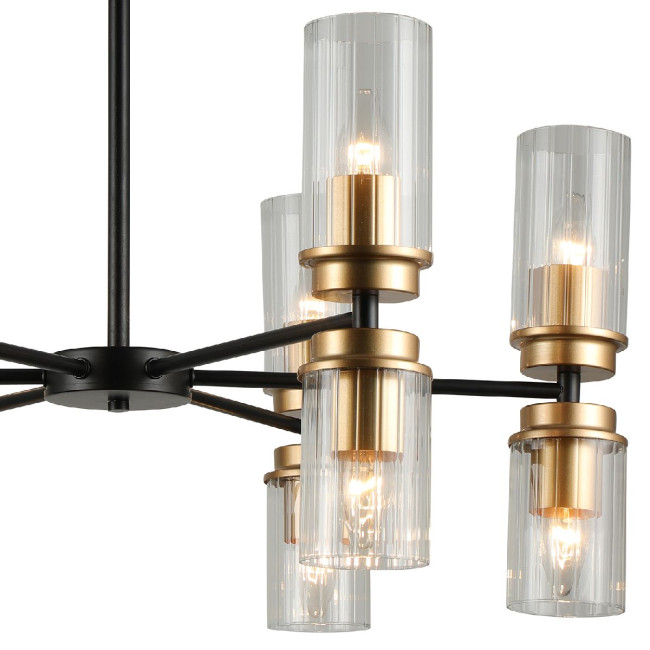 Люстра на штанге Reluce 74671-0.3-6+6 Люстра на штанге Reluce 74671-0.3-6+6