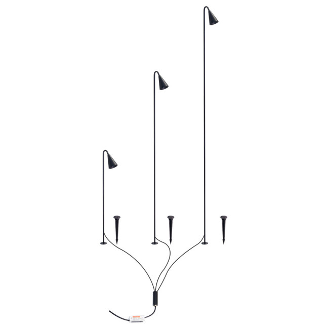 Ландшафтный светильник Arte Lamp Muliphein A1084PA-3BK