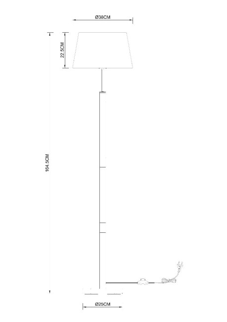 Торшер Arte Lamp Robert A5066PN-1BK Торшер Arte Lamp Robert A5066PN-1BK