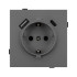Механизм розетки с USB зарядкой Arlight SCT-TENDO-MUAC-SFPL-GR (230V, 16A) 054609 Механизм розетки с USB зарядкой Arlight SCT-TENDO-MUAC-SFPL-GR (230V, 16A) 054609