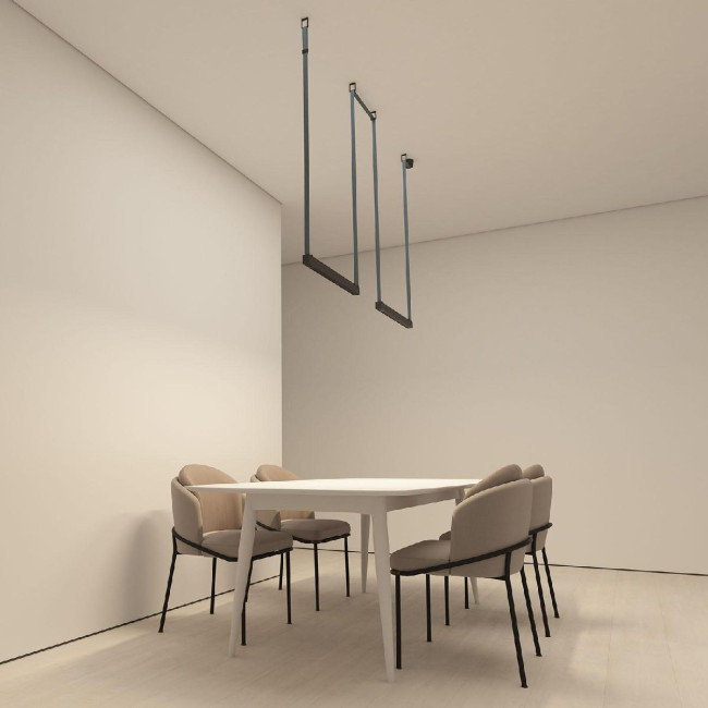 Трековый однофазный светильник Denkirs Belty Grill DK5573-BK