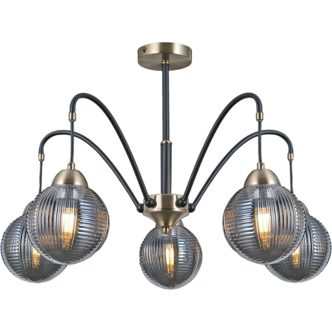 Люстра на штанге Illumico IL0433-5PSQ-79 BK AB