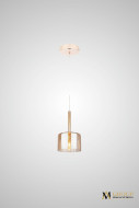 Подвесной светильник AM Group AM355-D140 AMBER Подвесной светильник AM Group AM355-D140 AMBER