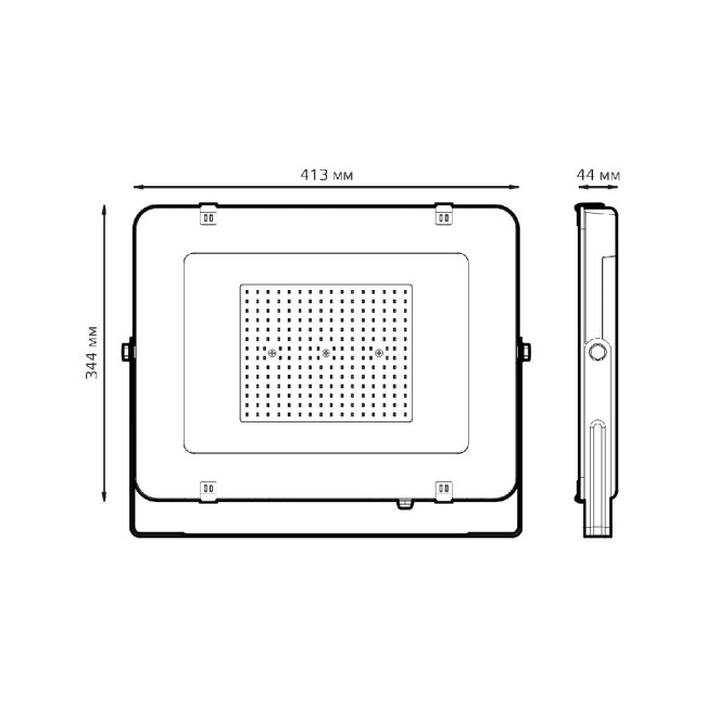 Прожектор светодиодный Gauss Elementary 200W 6500К 691511200 Прожектор светодиодный Gauss Elementary 200W 6500К 691511200