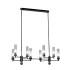 Люстра на штанге AM Group INDIGO SPL8 PEARL BLACK