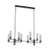 Люстра на штанге AM Group INDIGO SPL8 PEARL BLACK