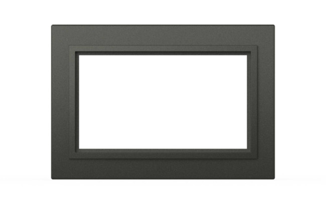 Рамка для двухместной розетки с заземлением ELBI Zena 608-011100-907 Рамка для двухместной розетки с заземлением ELBI Zena 608-011100-907