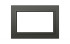 Рамка для двухместной розетки с заземлением ELBI Zena 608-011100-907 Рамка для двухместной розетки с заземлением ELBI Zena 608-011100-907