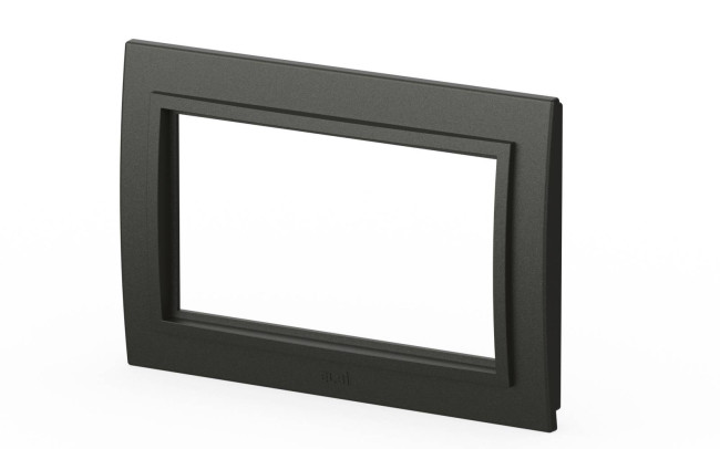 Рамка для двухместной розетки с заземлением ELBI Zena 608-011100-907 Рамка для двухместной розетки с заземлением ELBI Zena 608-011100-907