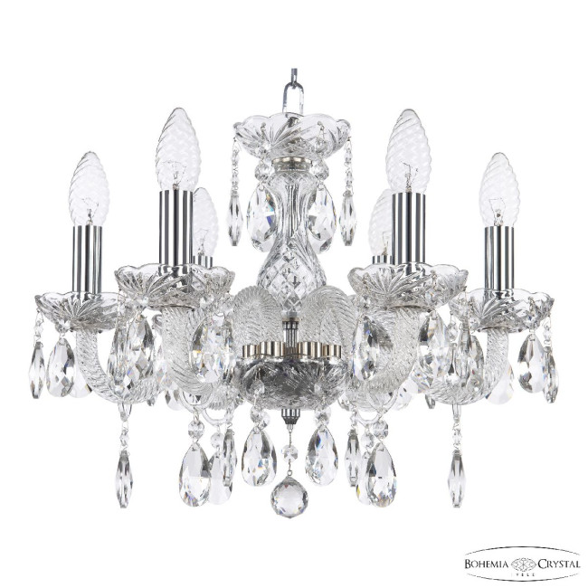 Подвесная люстра Bohemia Ivele Crystal 117/6/141 Ni Подвесная люстра Bohemia Ivele Crystal 117/6/141 Ni