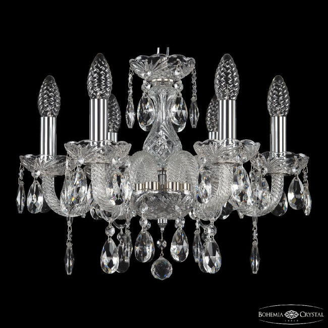 Подвесная люстра Bohemia Ivele Crystal 117/6/141 Ni Подвесная люстра Bohemia Ivele Crystal 117/6/141 Ni