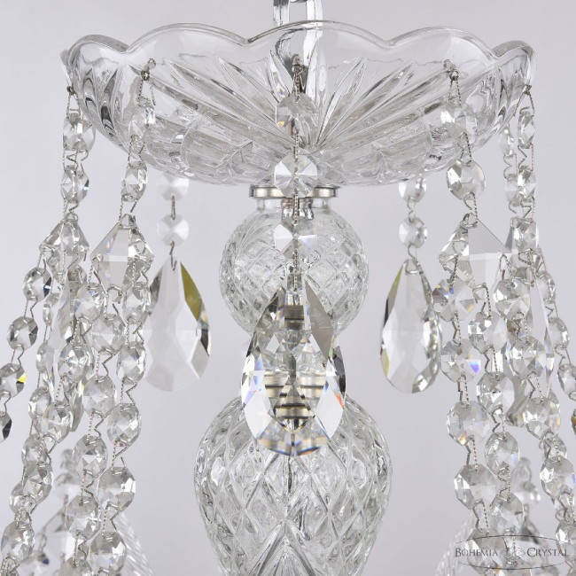 Подвесная люстра Bohemia Ivele Crystal 1411/10/360 Ni Подвесная люстра Bohemia Ivele Crystal 1411/10/360 Ni