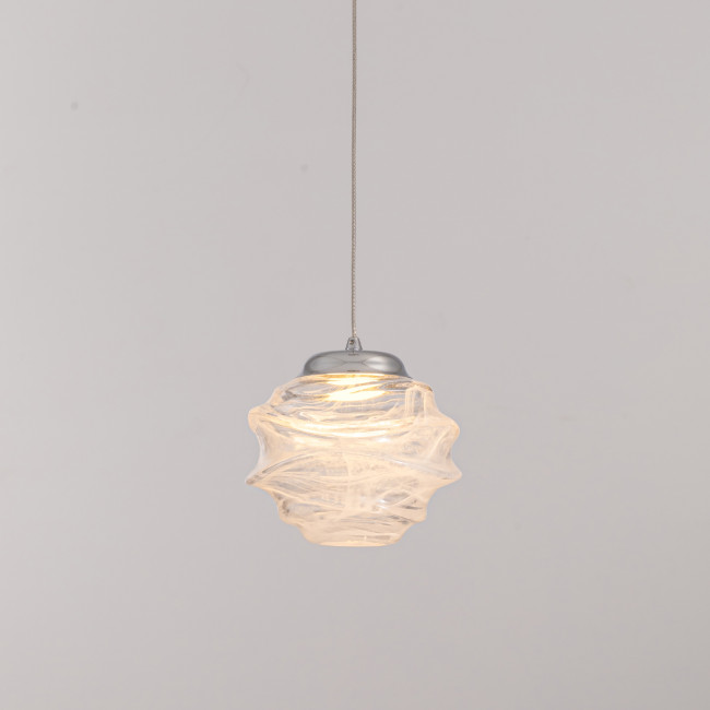 Подвесной светильник MD25030003-1A chrome/clear