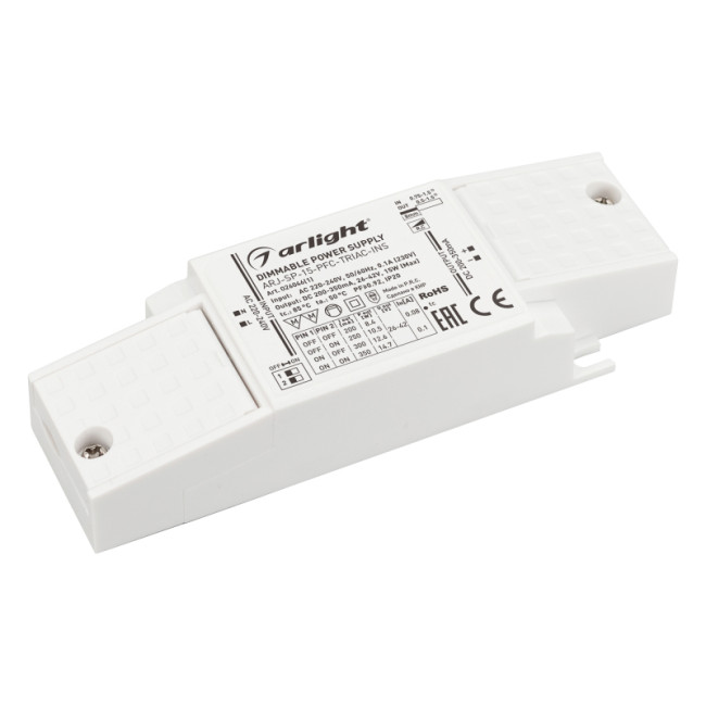 Блок питания Arlight ARJ-SP-15-PFC-Triac-INS (15W, 26-42V, 0.2-0.35A) 026046(1) Блок питания Arlight ARJ-SP-15-PFC-Triac-INS (15W, 26-42V, 0.2-0.35A) 026046(1)