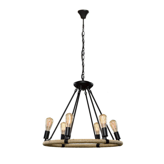 Подвесная люстра LOFT IT Rope filament Loft1861/6 Подвесная люстра LOFT IT Rope filament Loft1861/6