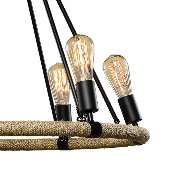 Подвесная люстра LOFT IT Rope filament Loft1861/6 Подвесная люстра LOFT IT Rope filament Loft1861/6