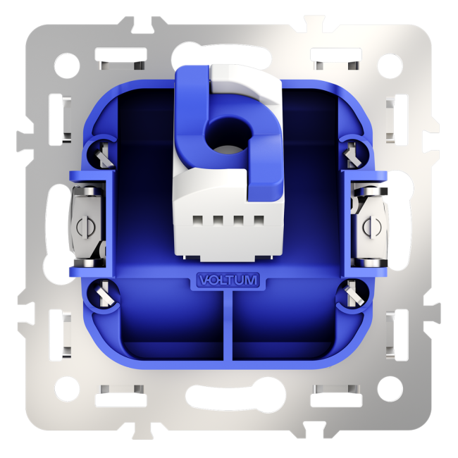 Механизм розетки компьютерной RJ45 кат.6 Voltum S70 VLS0601M Механизм розетки компьютерной RJ45 кат.6 Voltum S70 VLS0601M