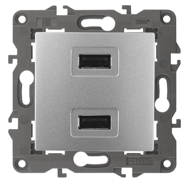 Розетка USB Эра 14-4110-03 Б0034360 Розетка USB Эра 14-4110-03 Б0034360