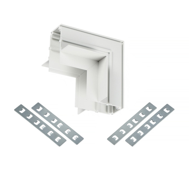 Коннектор угловой для магнитного шинопровода Myfar Accessories for MagLine 23 MT0200-CLW-W Коннектор угловой для магнитного шинопровода Myfar Accessories for MagLine 23 MT0200-CLW-W