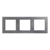 Рамка на 3 поста Arlight FRM-PRESTO-ALS-3-GR 043858 Рамка на 3 поста Arlight FRM-PRESTO-ALS-3-GR 043858