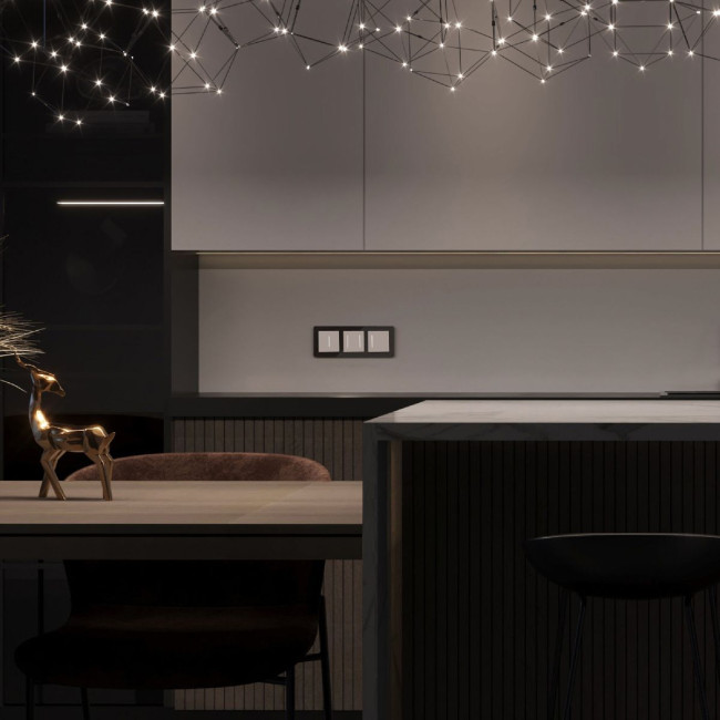 Умный сенсорный выключатель одноклавишный Werkel 4690389197895 W4513001 a064139