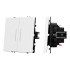 Механизм выключателя двухклавишный проходной Arlight LED SWT-NOBE-MKP2-SFPL-L-WH (230V, 10A) 054240 Механизм выключателя двухклавишный проходной Arlight LED SWT-NOBE-MKP2-SFPL-L-WH (230V, 10A) 054240