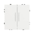 Механизм выключателя двухклавишный проходной Arlight LED SWT-NOBE-MKP2-SFPL-L-WH (230V, 10A) 054240 Механизм выключателя двухклавишный проходной Arlight LED SWT-NOBE-MKP2-SFPL-L-WH (230V, 10A) 054240