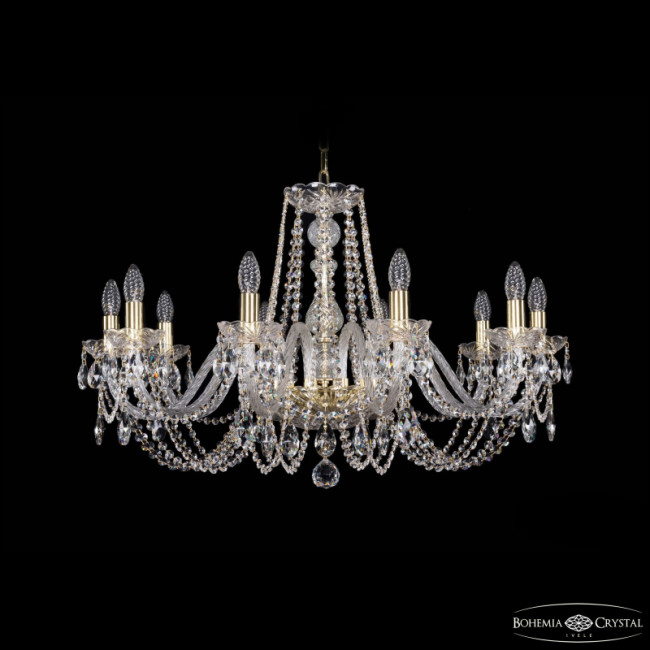 Подвесная люстра Bohemia Ivele Crystal 1402/10/300 G
