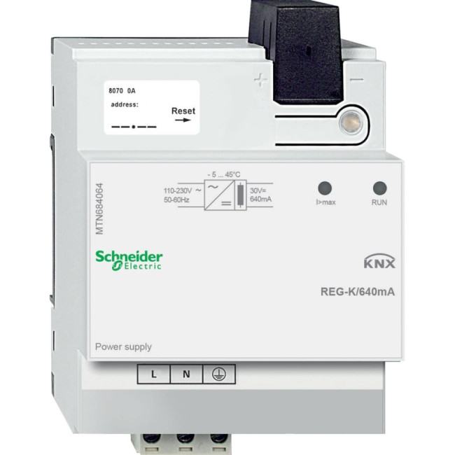 Блок питания шины Schneider Electric Merten KNX DIN-рейка MTN684064 Блок питания шины Schneider Electric Merten KNX DIN-рейка MTN684064
