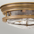 Потолочный светильник Hinkley Hadrian QN-HADRIAN-FS-BR-CLEAR Потолочный светильник Hinkley Hadrian QN-HADRIAN-FS-BR-CLEAR