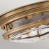 Потолочный светильник Hinkley Hadrian QN-HADRIAN-FS-BR-CLEAR Потолочный светильник Hinkley Hadrian QN-HADRIAN-FS-BR-CLEAR