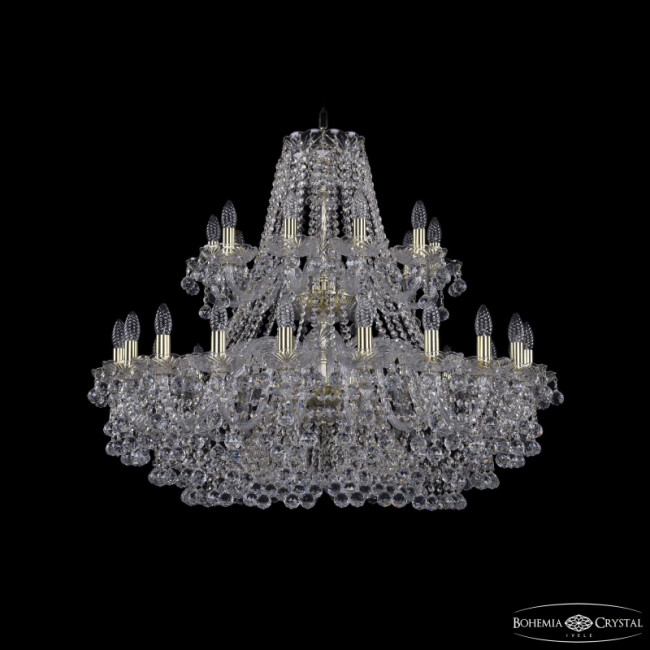 Подвесная люстра Bohemia Ivele Crystal 1409/20+10/360/2d G