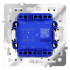 Проходной переключатель двухклавишный с подсветкой Voltum S70 VLS020402 (белый матовый)