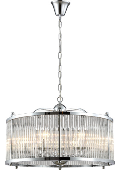 Подвесная люстра Crystal Lux Tadeo TADEO SP6 D600 CHROME/TRANSPARENTE Подвесная люстра Crystal Lux Tadeo TADEO SP6 D600 CHROME/TRANSPARENTE