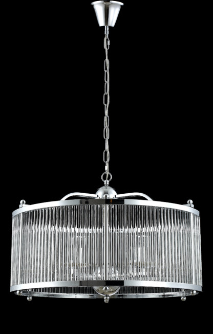 Подвесная люстра Crystal Lux Tadeo TADEO SP6 D600 CHROME/TRANSPARENTE Подвесная люстра Crystal Lux Tadeo TADEO SP6 D600 CHROME/TRANSPARENTE