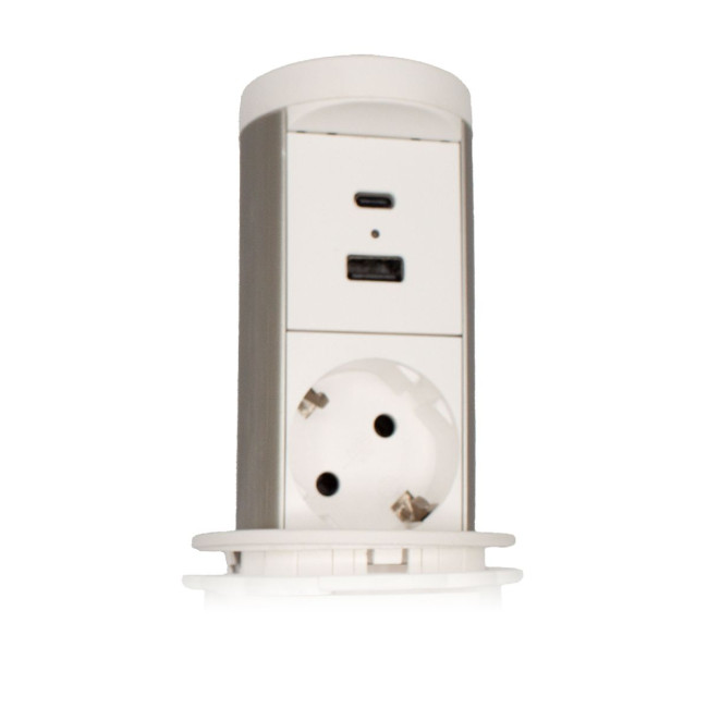 Блок розеток 105P (1 секция USB type A+C беспроводная зарядка) Mebax 00-00002867 Блок розеток 105P (1 секция USB type A+C беспроводная зарядка) Mebax 00-00002867