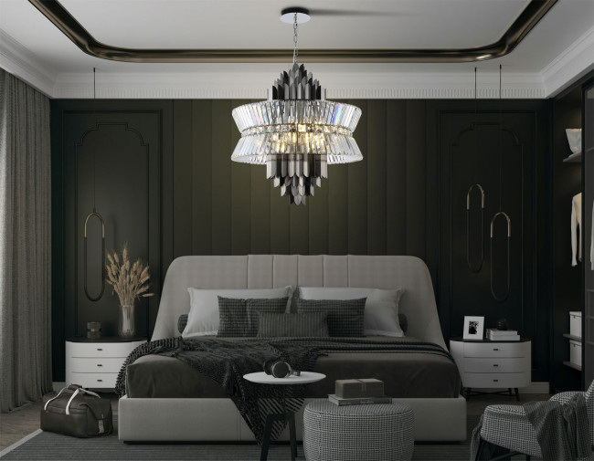 Подвесная люстра Ambrella Light High Light Crystal LH41026