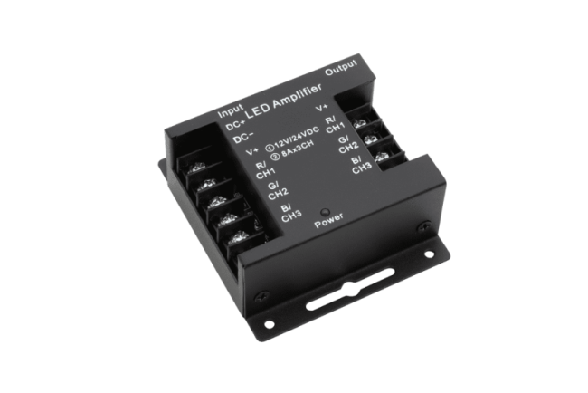 Усилитель SWG AMP-RGB-24A-BL 001071 Усилитель SWG AMP-RGB-24A-BL 001071