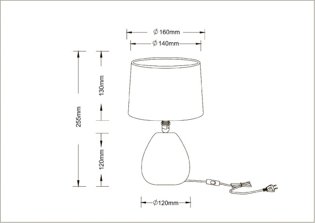 Настольная лампа Arte Lamp Wurren A5016LT-1WH Настольная лампа Arte Lamp Wurren A5016LT-1WH