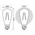 Лампа светодиодная Gauss Filament E27 10W 4100K 157802210 Лампа светодиодная Gauss Filament E27 10W 4100K 157802210
