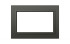 Рамка для двухместной розетки без заземления ELBI Zena 608-011100-908 Рамка для двухместной розетки без заземления ELBI Zena 608-011100-908