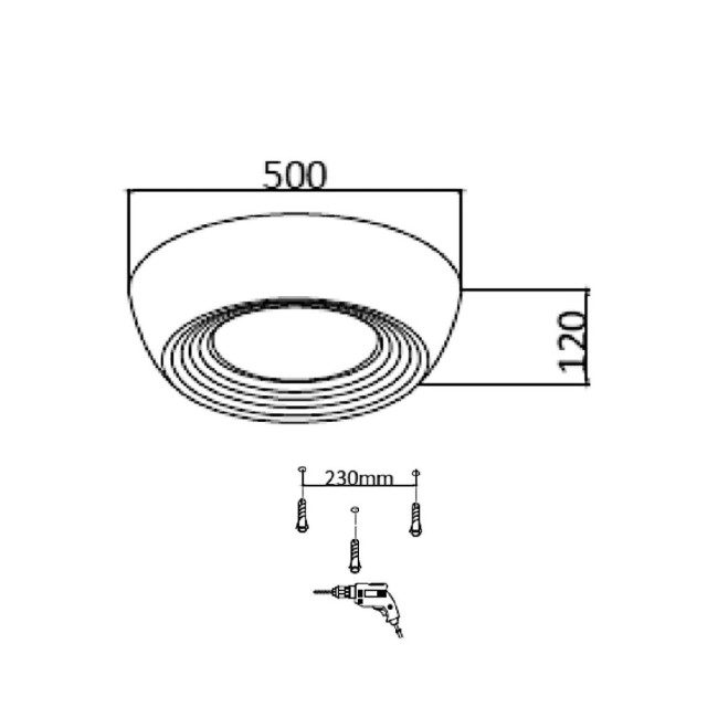 Потолочный светильник Sonex Cronus 7716/54L Потолочный светильник Sonex Cronus 7716/54L